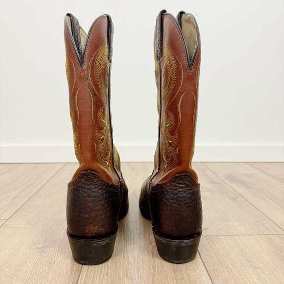 Double H Men’s 12” Work Western Cowboy Boot Stitch Pattern Leather Size 8.5 D - Picture 7 of 16